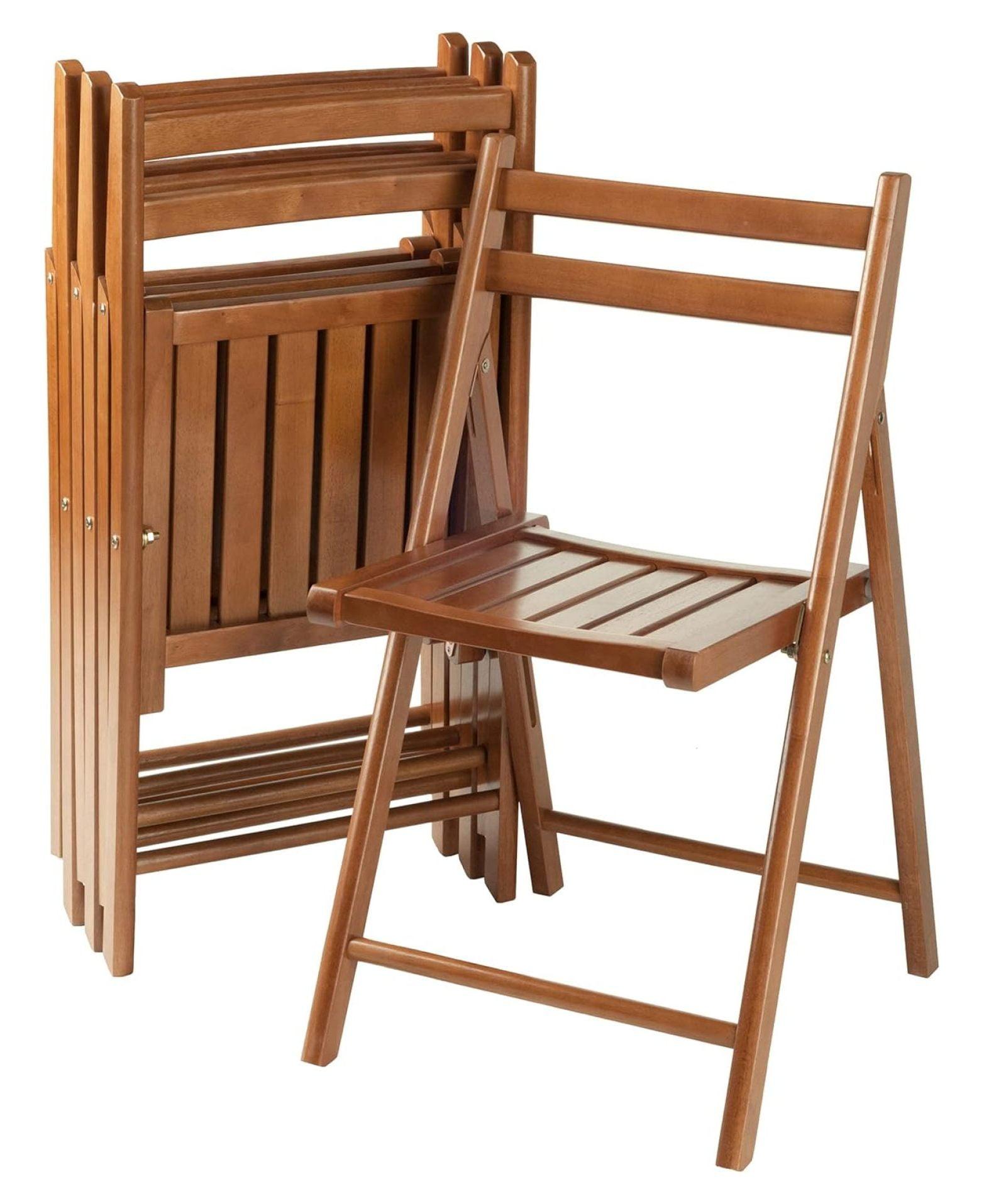 4pc Robin Folding Chair Set - Winsome