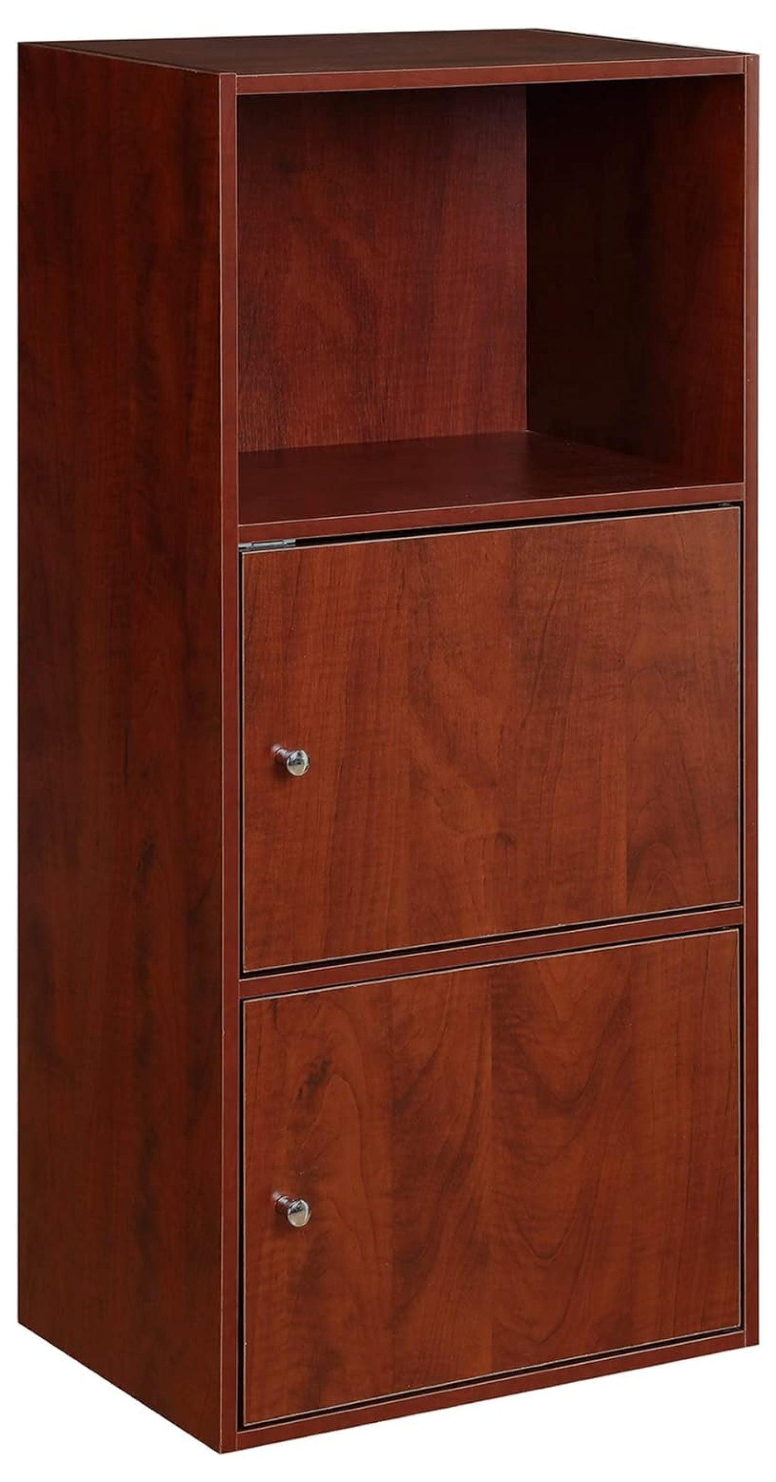 Xtra Storage 2 Door Cabinet with Shelf, Cherry