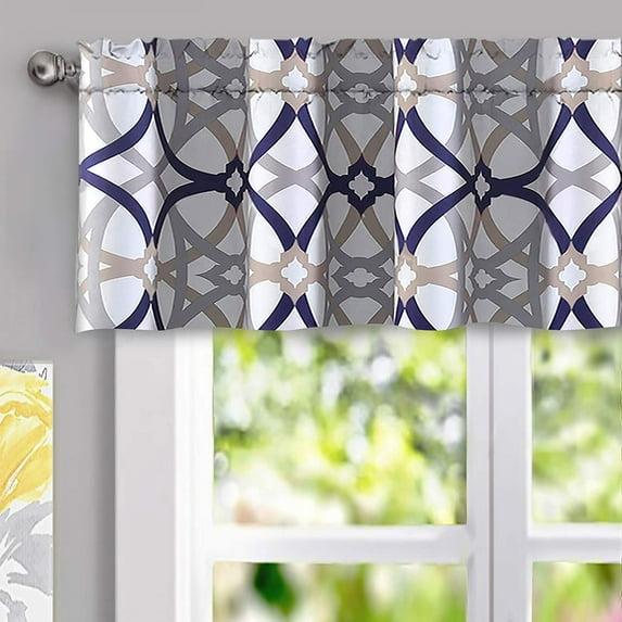 DriftAway Rod Pocket Blackout Valances, 52" x 14"