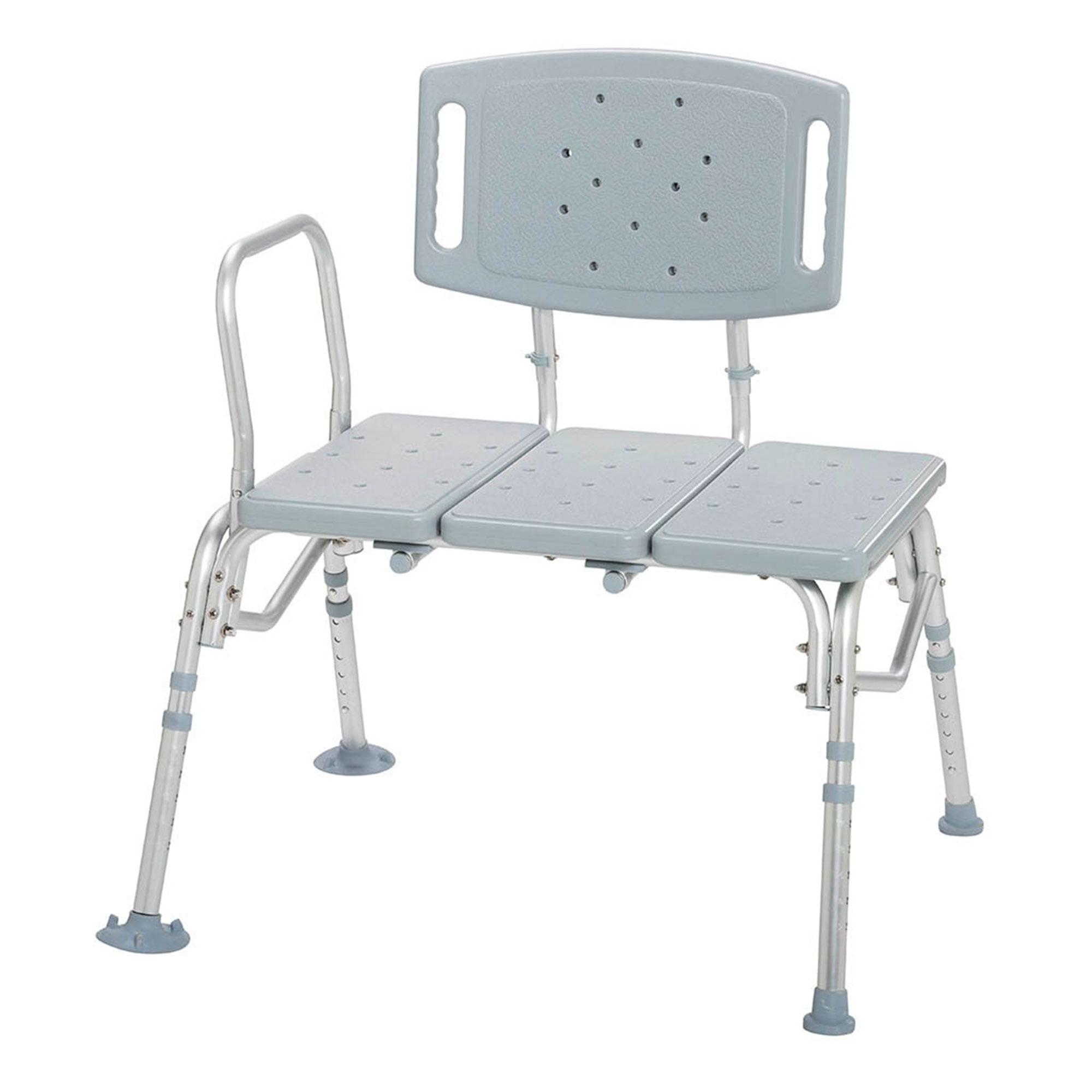 Heavy Duty Adjustable Height Bariatric Plastic Transfer Bench