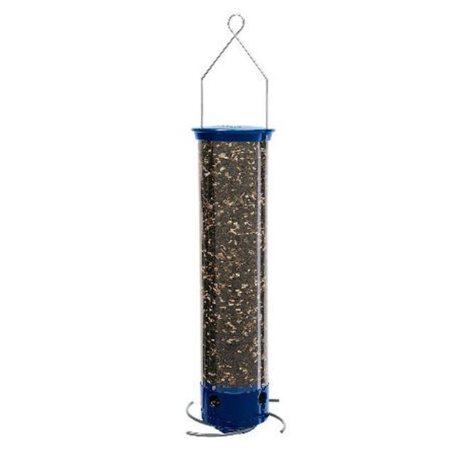 Droll Yankees Whipper Bird Feeder, Wild Bird, 5 lb Polycarbonate Tube 4 ports, 8.75"L x 8.75"W x 28"H