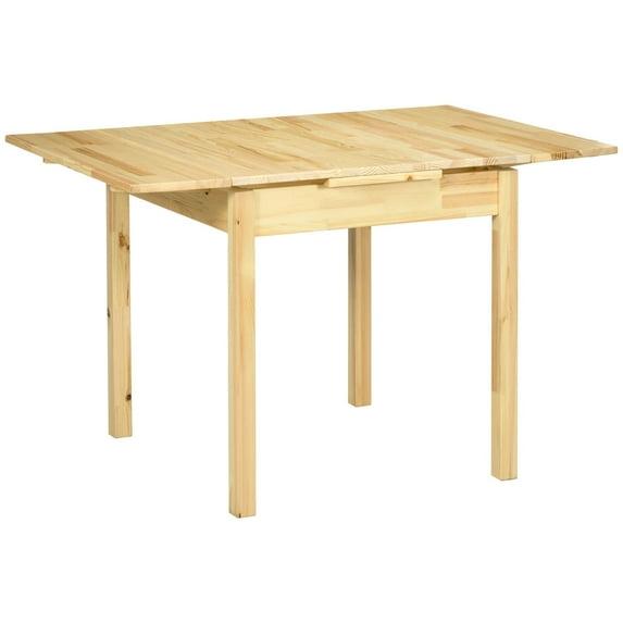 Wrought Studio™ Embri Extendable Pine Dining Table