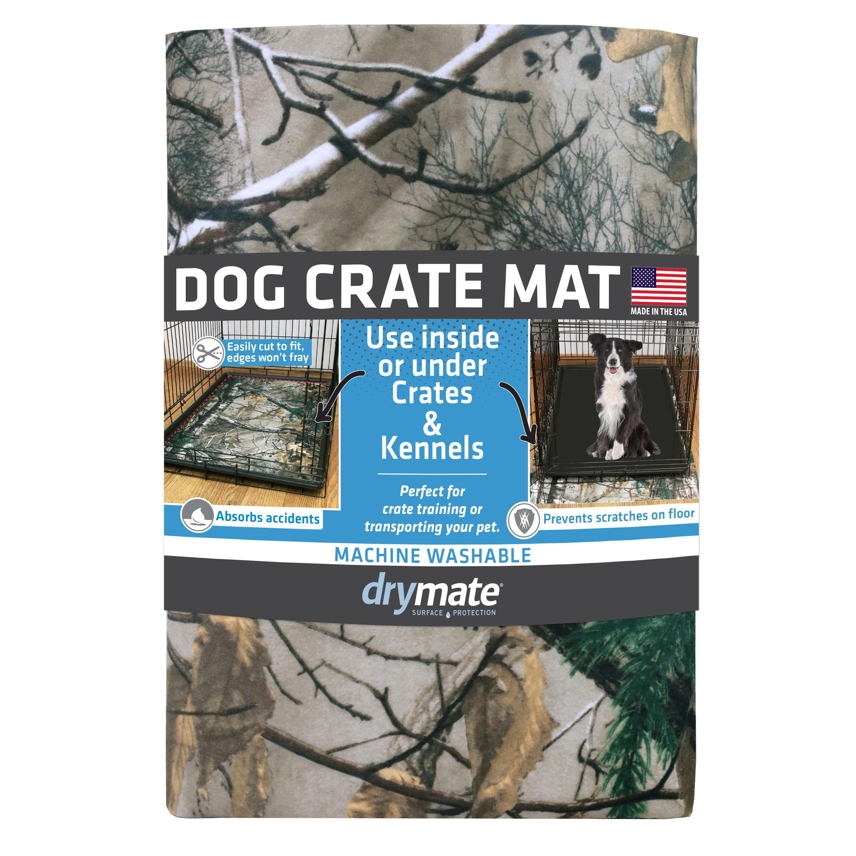 Realtree Camouflage Waterproof Dog Crate Mat Liner, 27" x 42"