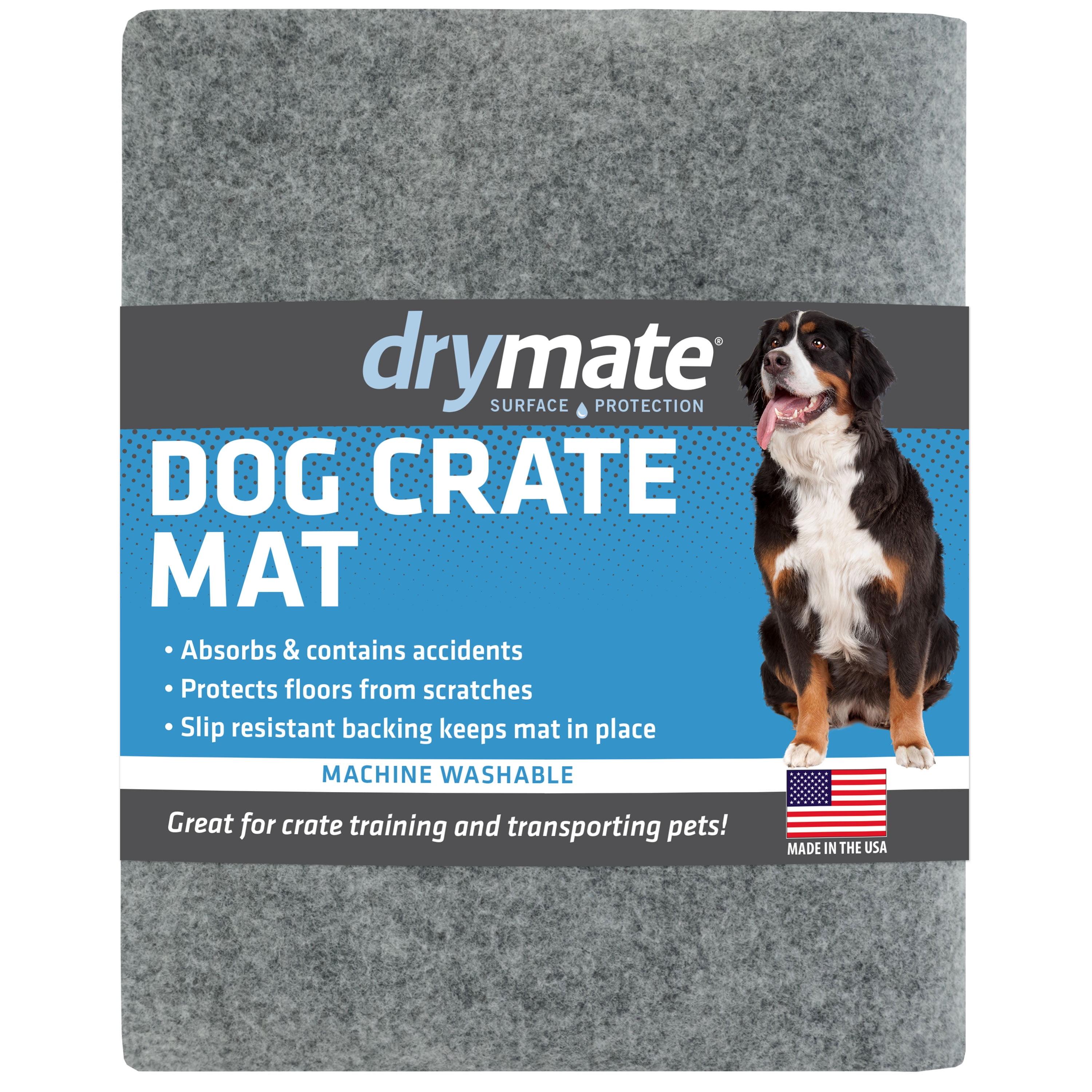 Drymate 29" x 48" Crate Mat for Dogs - Savannah Light Gray