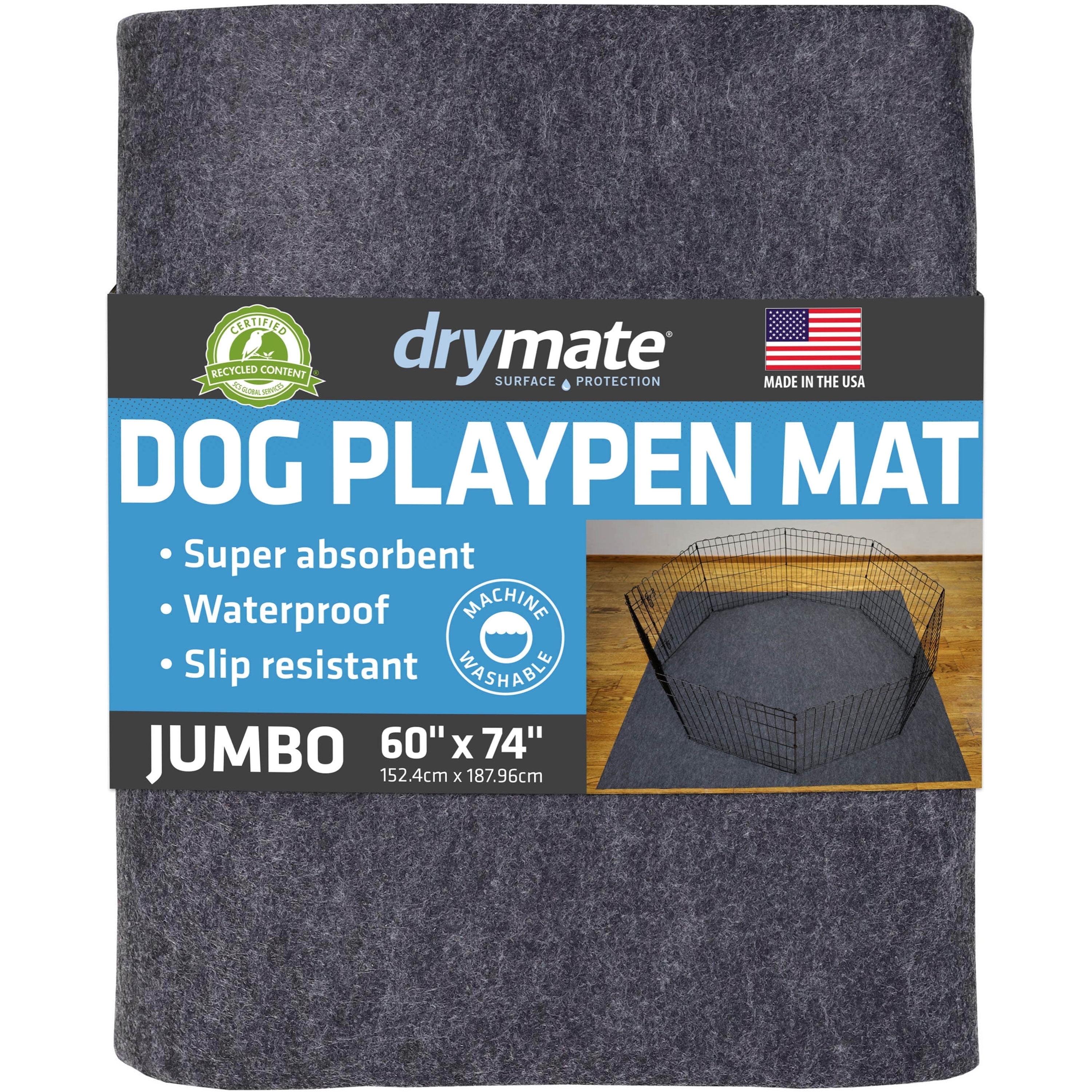 XL Dog Playpen Mat, Reusable Puppy Pad For Pet Training, Housebreaking, And Incontinence – Absorbent, Waterproof, Non-Slip, Machine Washable
