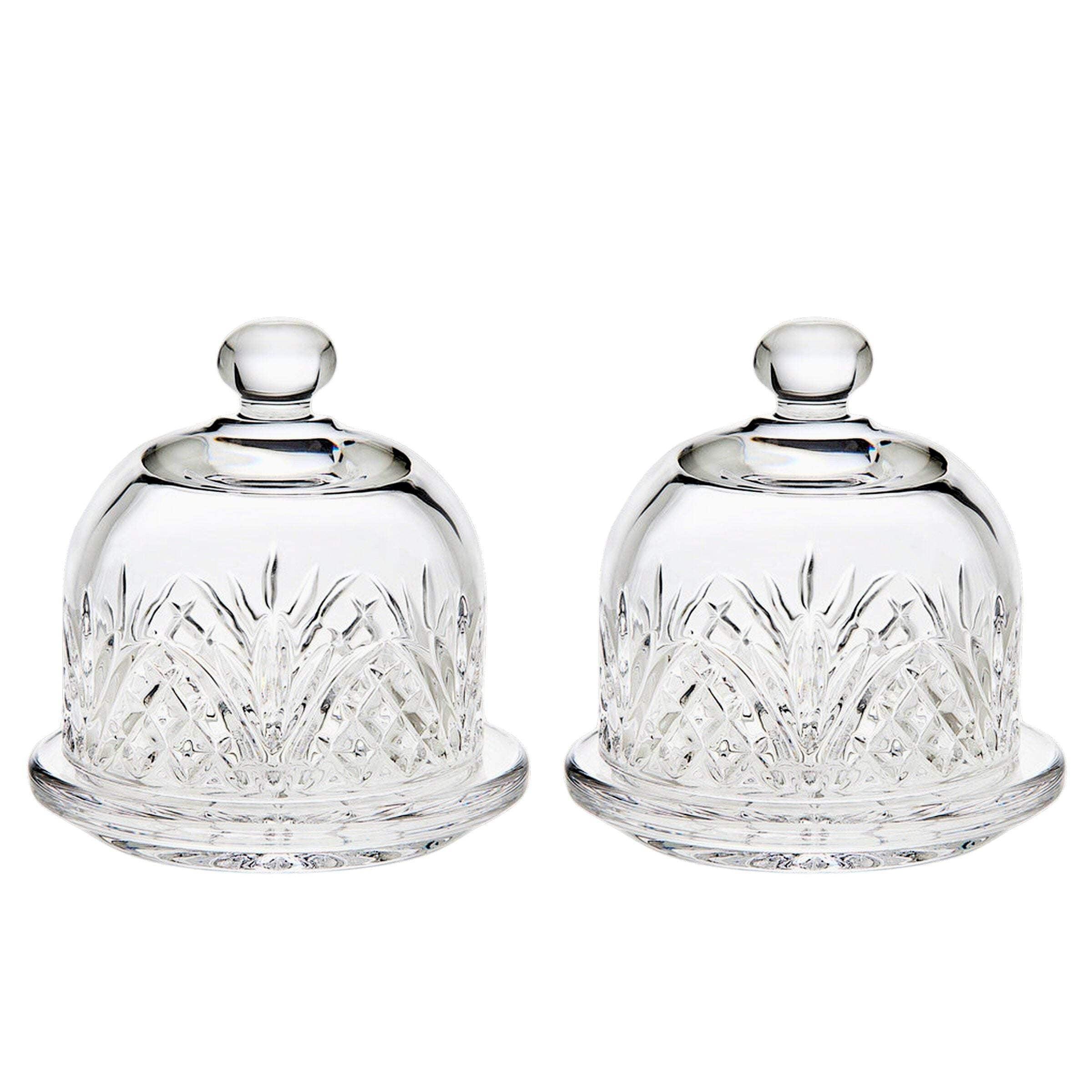 Dublin Clear Crystal Mini Butter Dome Set