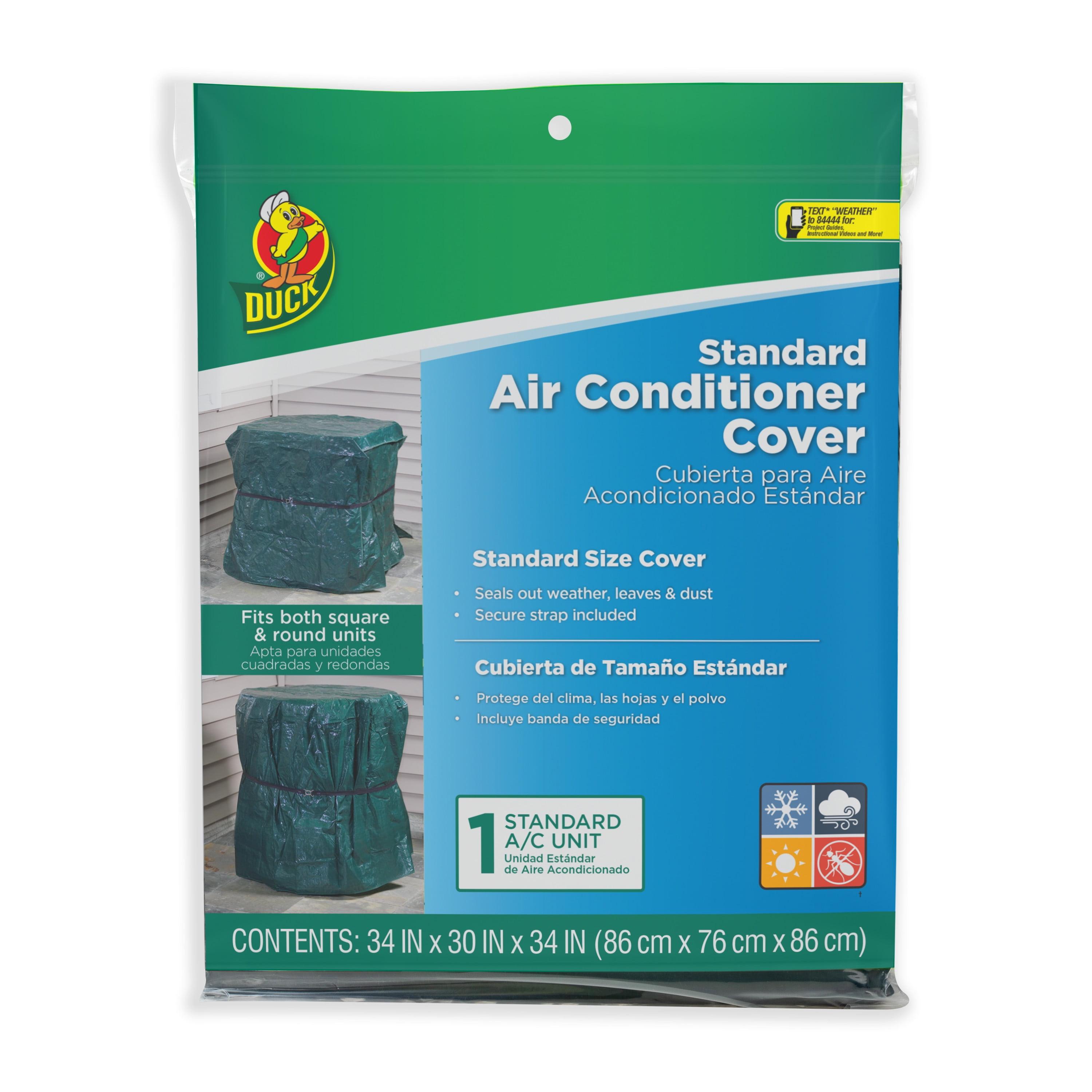 Duck Brand Green Plastic Standard Air Conditioner Cover