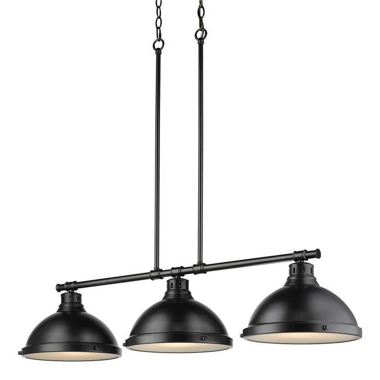 Golden Lighting Duncan 3 Light Linear Pendant