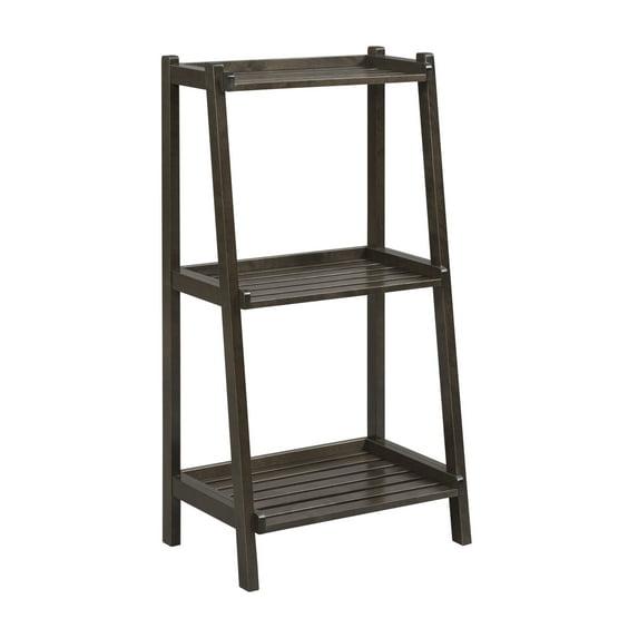 NewRidge Home Solid Wood Dunnsville 3-Tier Ladder Shelf, Bookcase, Display. Color Options.