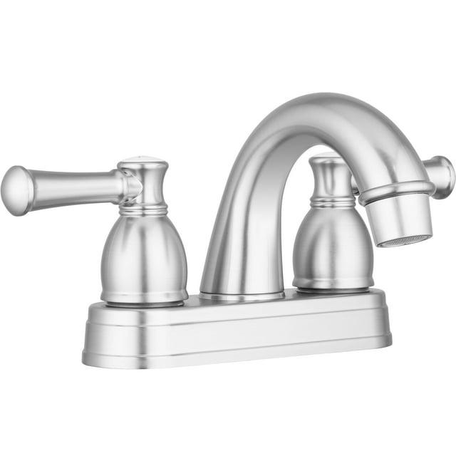 Dura Faucet Designer Arc Spout RV Lavatory Faucet - Brushed Satin Nickel