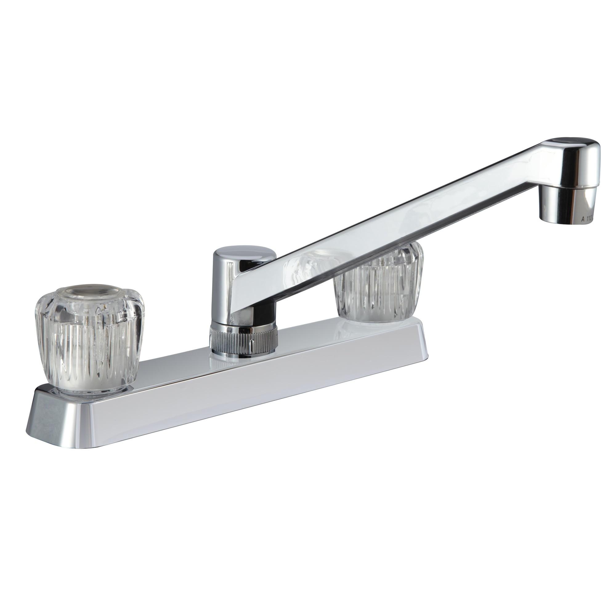 Chrome 8-Inch Two Handle RV Kitchen Faucet