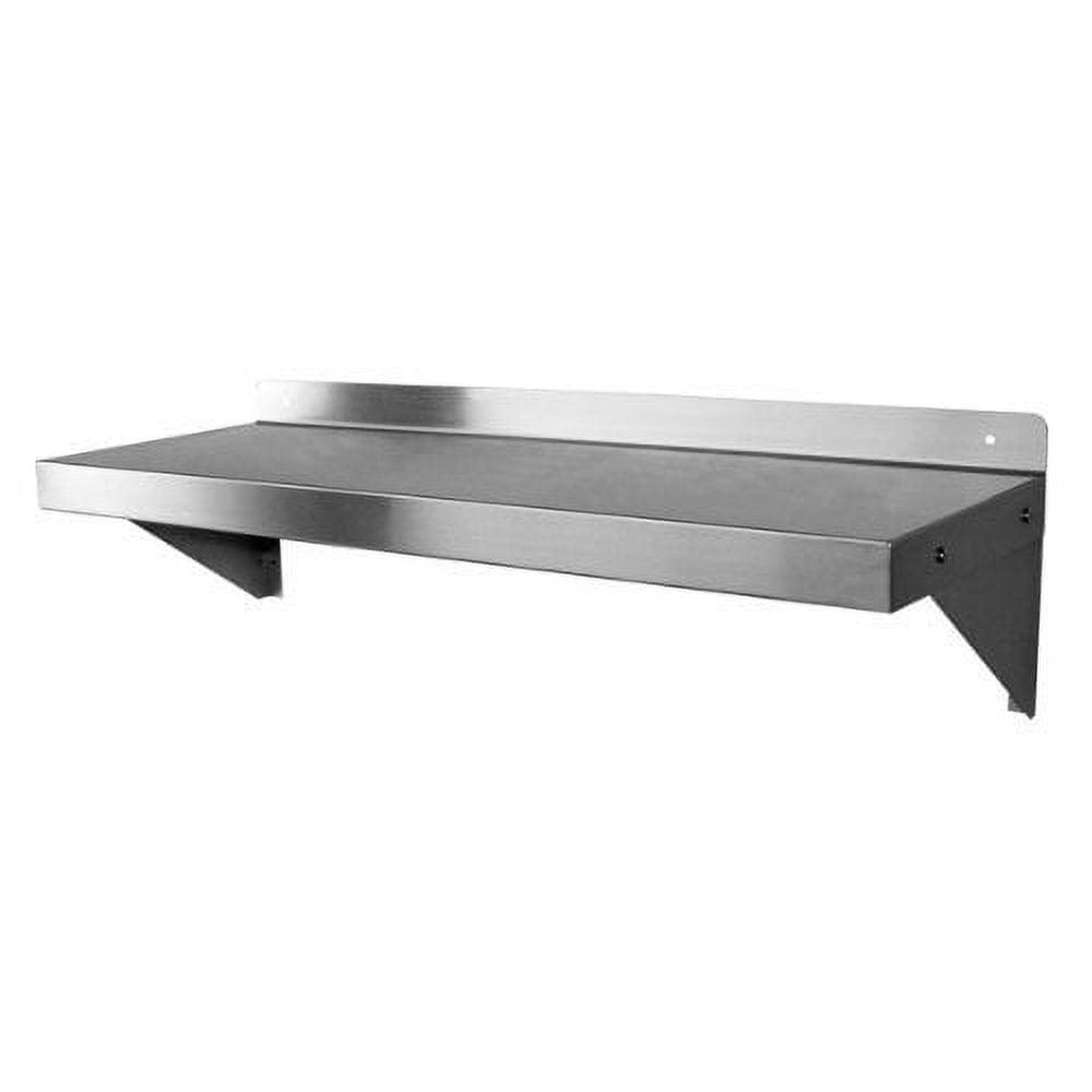 DuraSteel Stainless Steel Wall Shelf - 72" Wide x 14" Deep Commercial Grade - NSF Certified