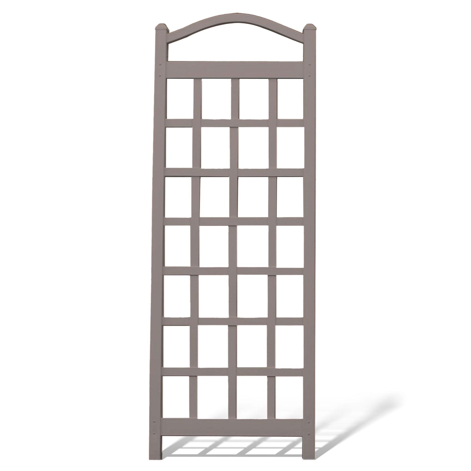 Dura-Trel Cambridge 28 x 75 Inch PVC Vinyl Outdoor Garden Patio Trellis