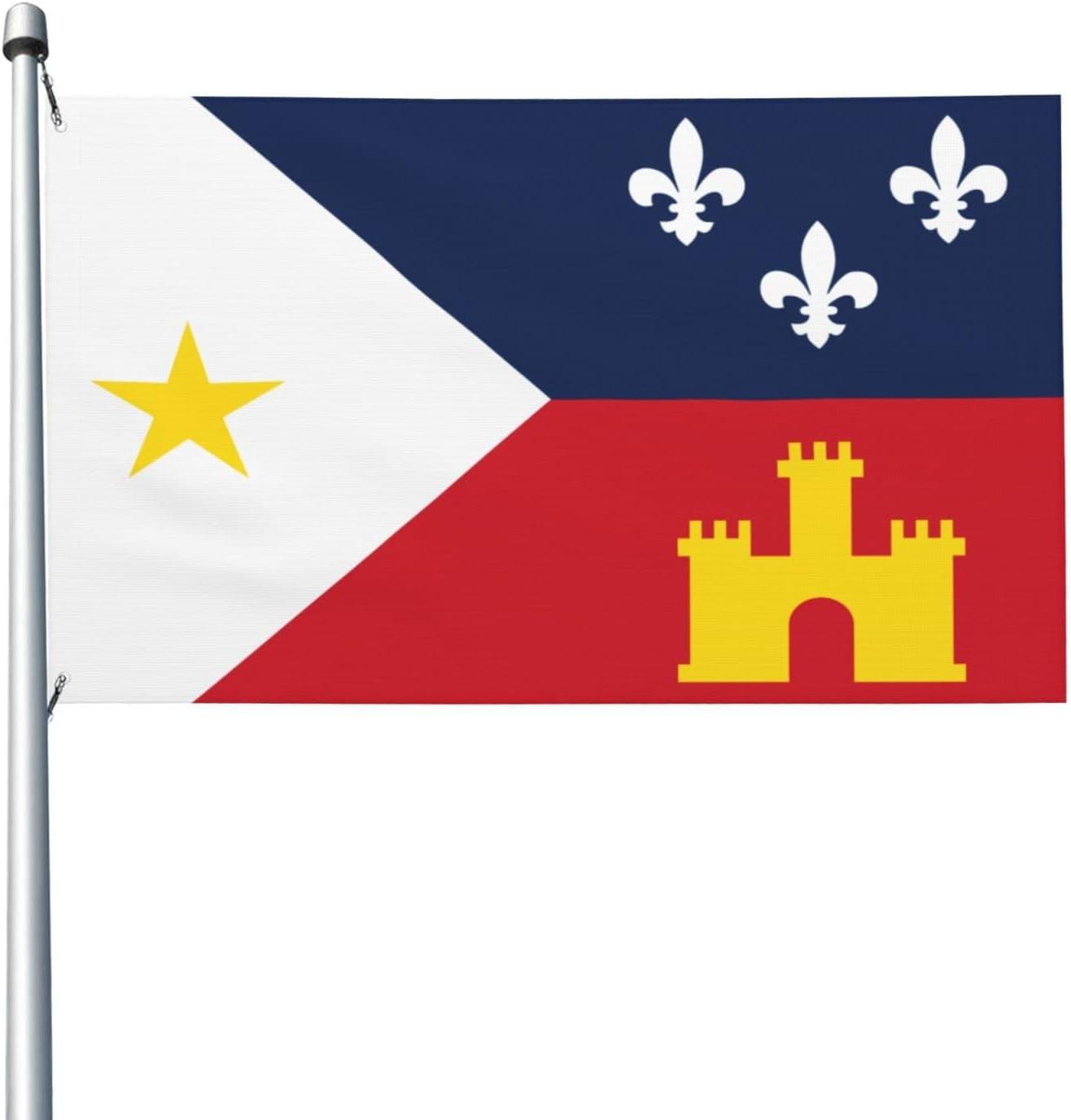 3x5 Acadiana Flag French Louisiana Banner Cajun Pennant Indoor Outdoor New