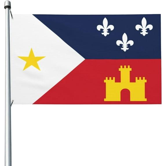 3x5 Acadiana Flag French Louisiana Banner Cajun Pennant Indoor Outdoor New