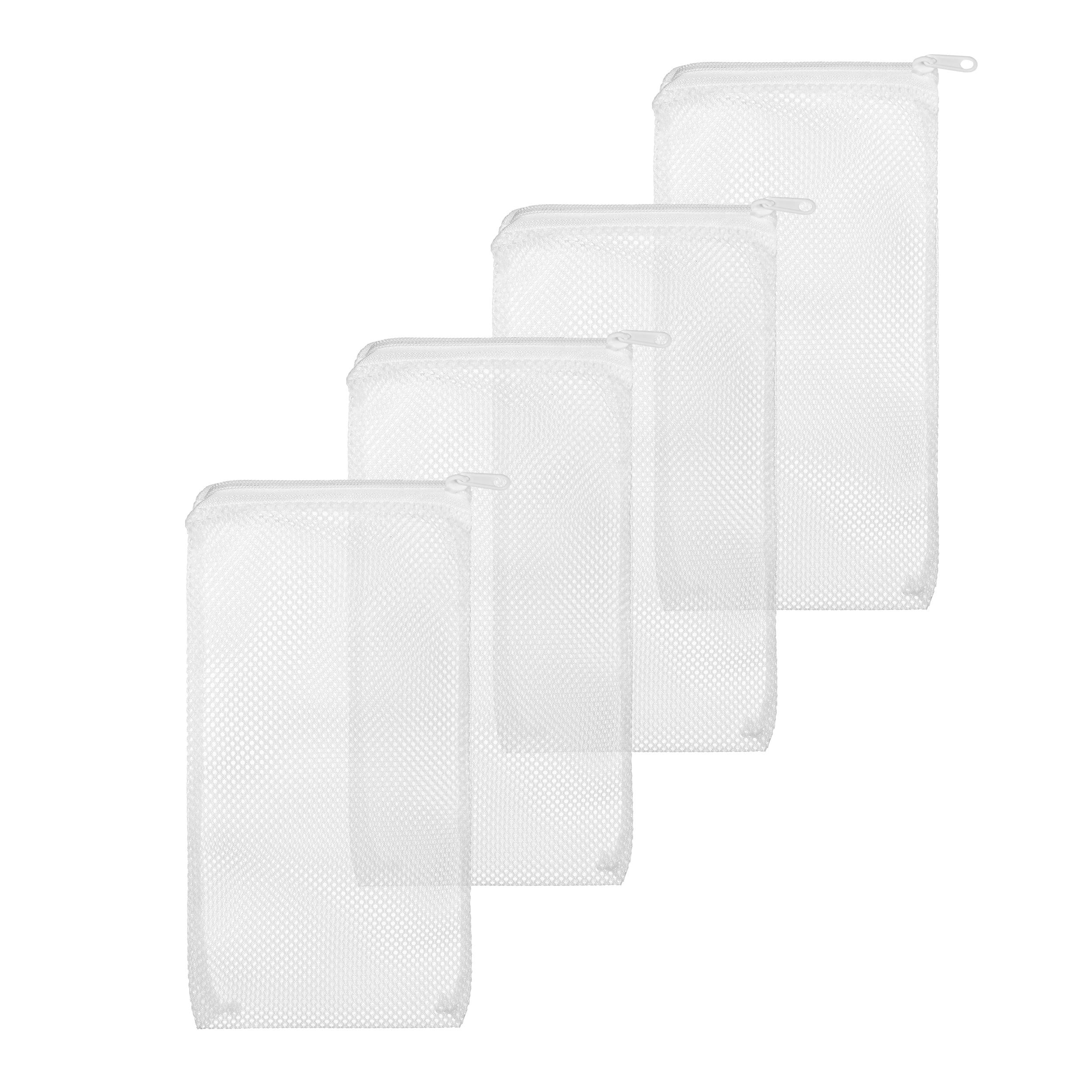Aquatic Experts - Durable MaxFlow Mesh Media Filter Bags with Zipper for Large Filter Media 4 Pack, 4 pack, 5" x 9"