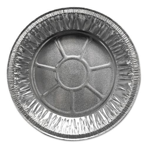 Durable Packaging Aluminum Pie Pans, Medium, 27.6 oz, 9" Diameter x 1"h, Silver, 500/Carton