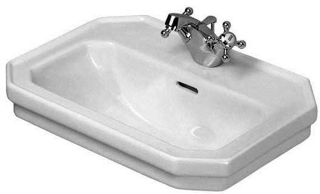 1930 Series Ceramic 20" Wall Mount Bathroom Sink with Overflow