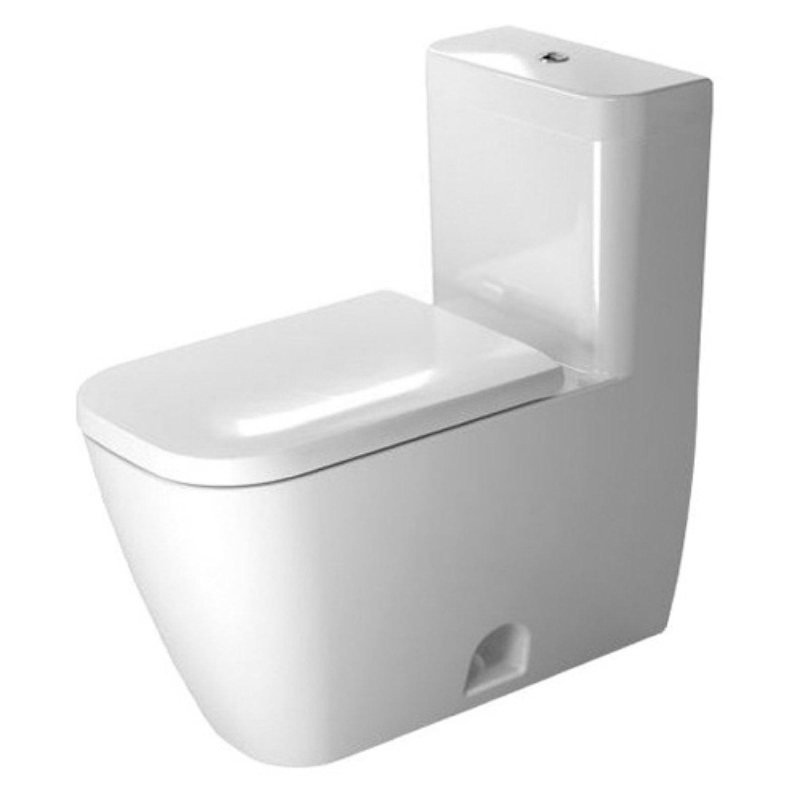 Happy D.2 Elongated One-Piece Dual Flush Toilet in White