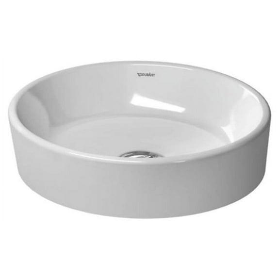 Starck 2 Ceramic Oval Vessel Bathroom Sink