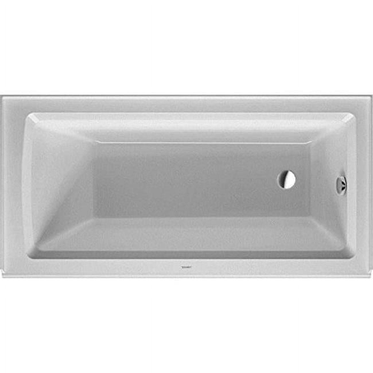 Architec 60" x 30" Alcove Soaking Acrylic Bathtub