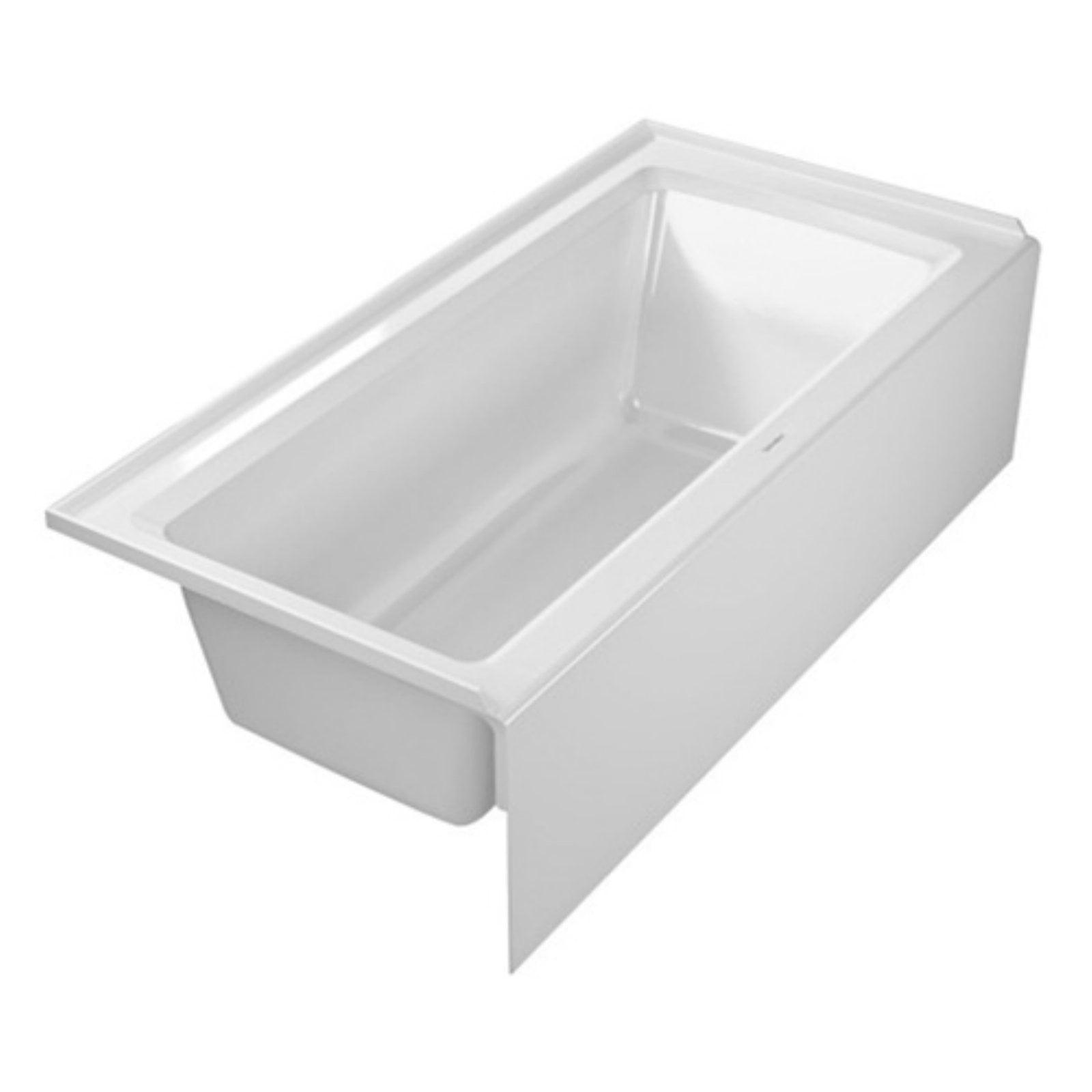 Architec 60" x 30" Alcove Soaking Acrylic Bathtub