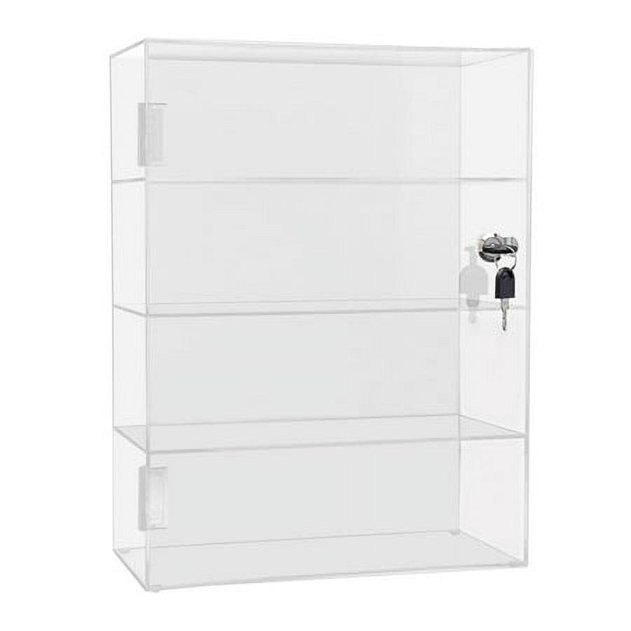 Azar Displays Acrylic Lockbox Countertop Display Case 14" wide