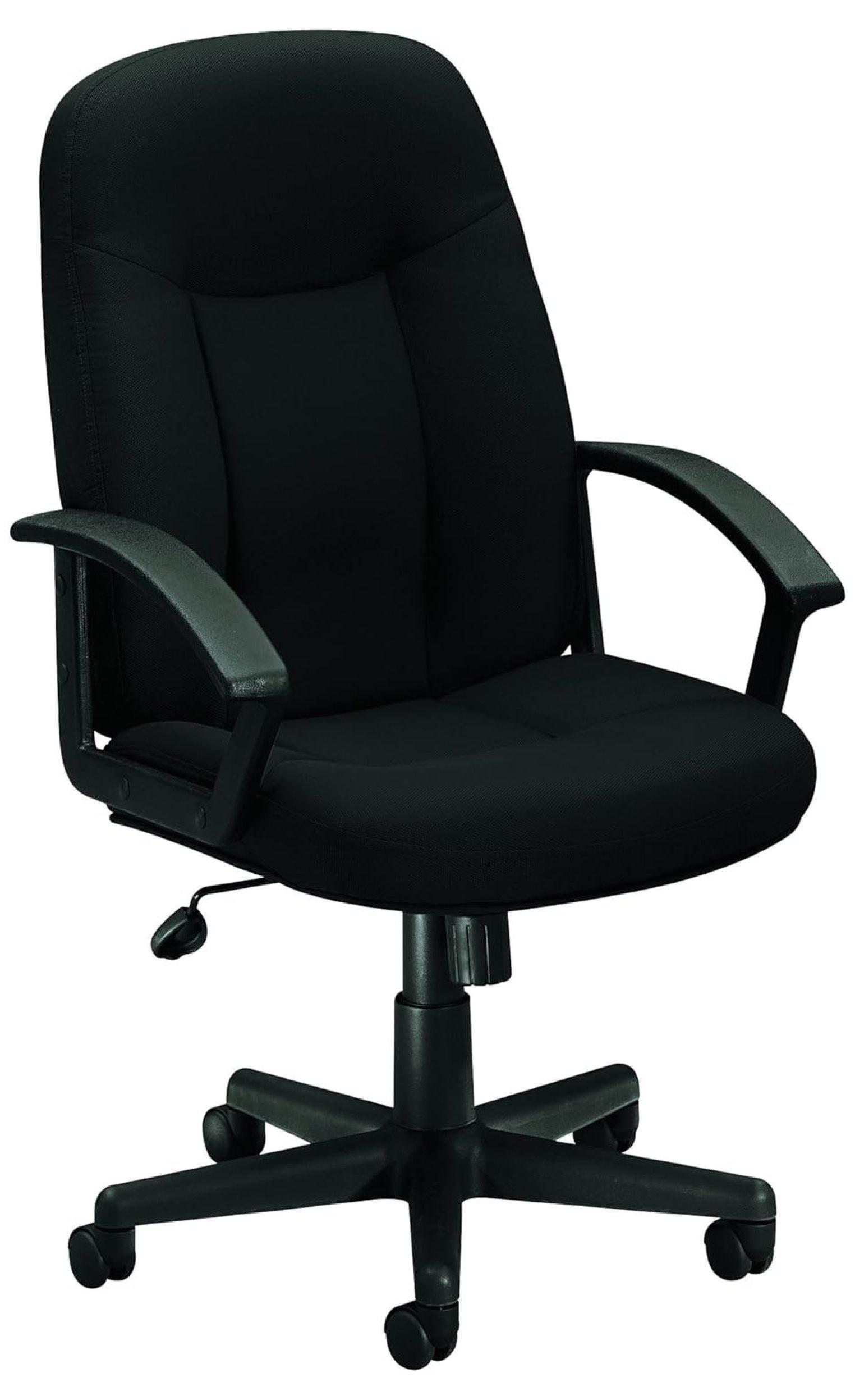 Black High-Back Swivel Executive Office Chair