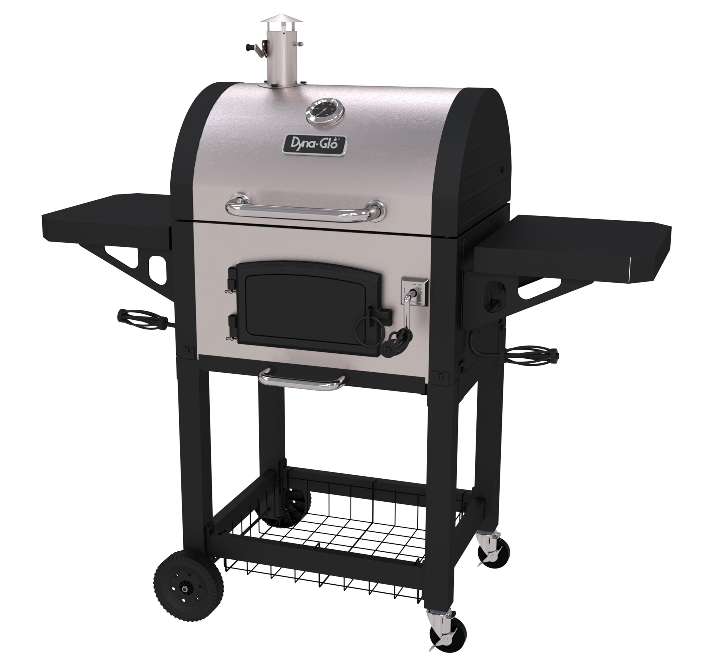 Dyna-Glo 50" Barrel Charcoal Grill with Side Shelves