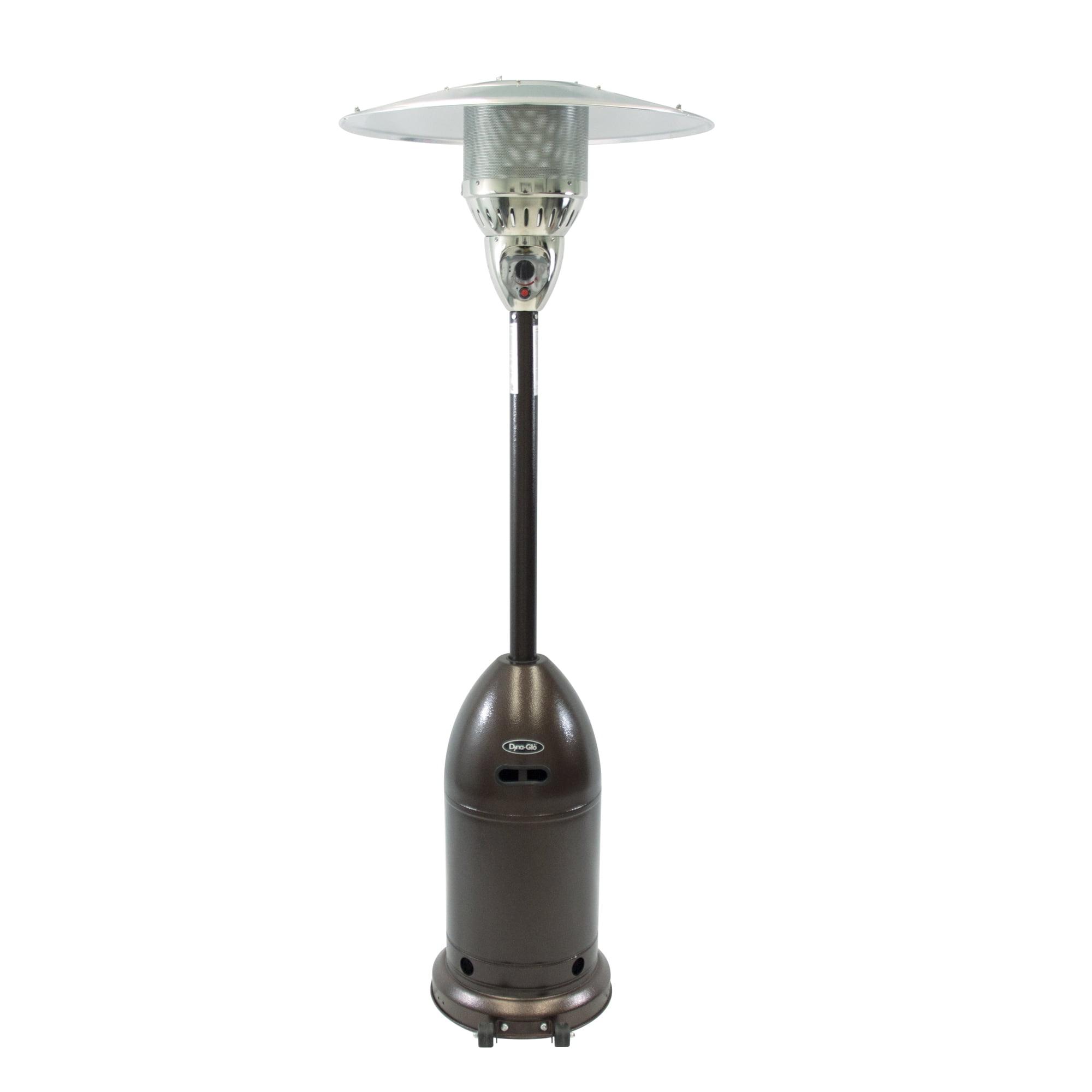 Hammered Bronze Propane Patio Heater with Emergency Shut Off