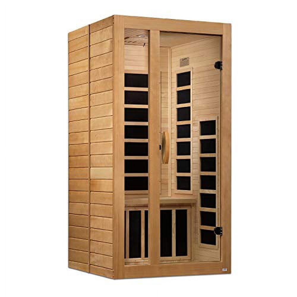 Natural Canadian Hemlock 1-2 Person Infrared Sauna