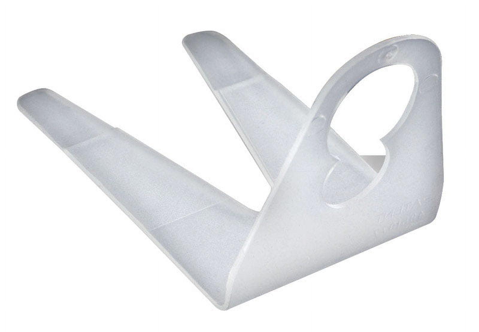 White Plastic Outdoor Shingle Light Clips