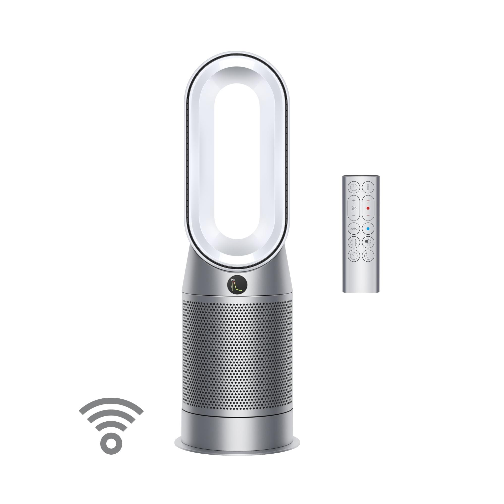 Dyson Hot and Cool Purifier HP07: HEPA Filter, Electric Fan & Heater Combo, White/Silver, CARB Certified