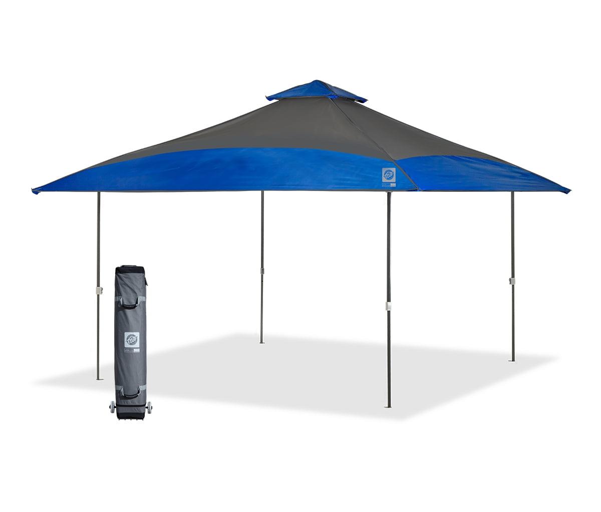 E-Z UP 13' x 13' Royal Blue and Gray Instant Shelter Canopy