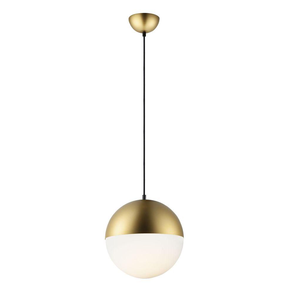 Hastings Single Light Glass Steel Dimmable Pendant