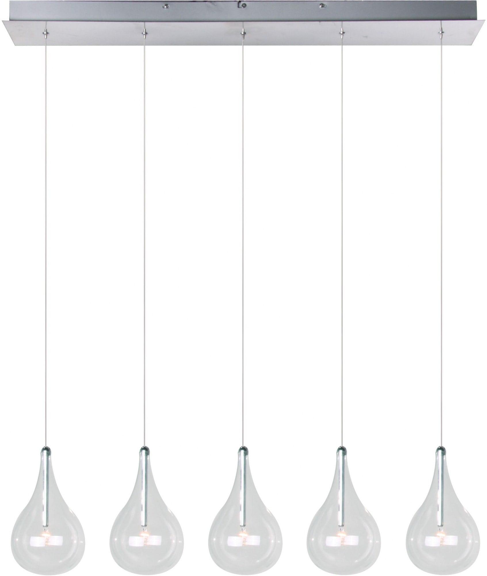 E23115-18-ET2 Lighting-Larmes-5 Light Pendant in Modern style-5 Inches wide by 8 inches high
