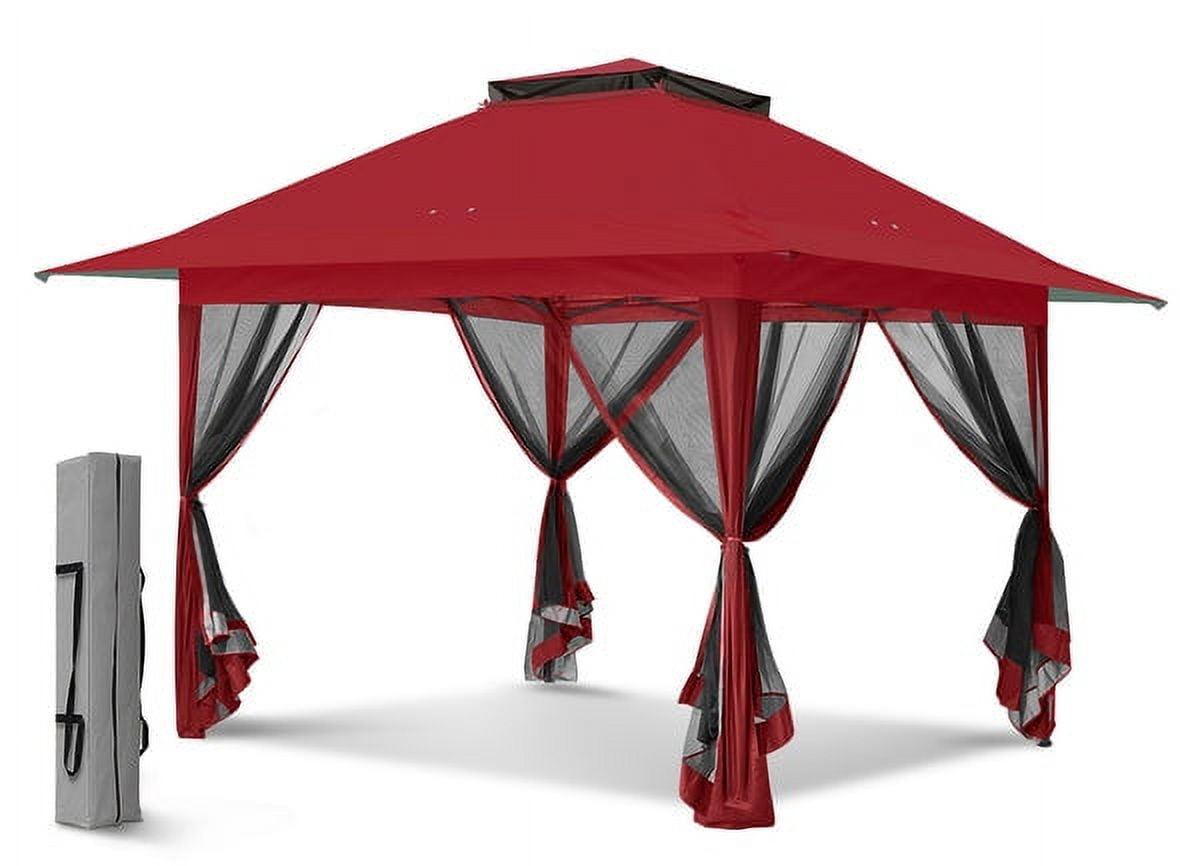 EAGLE PEAK Pop up Patio Gazebo 13 Ft. W x 13 Ft. D Metal Patio