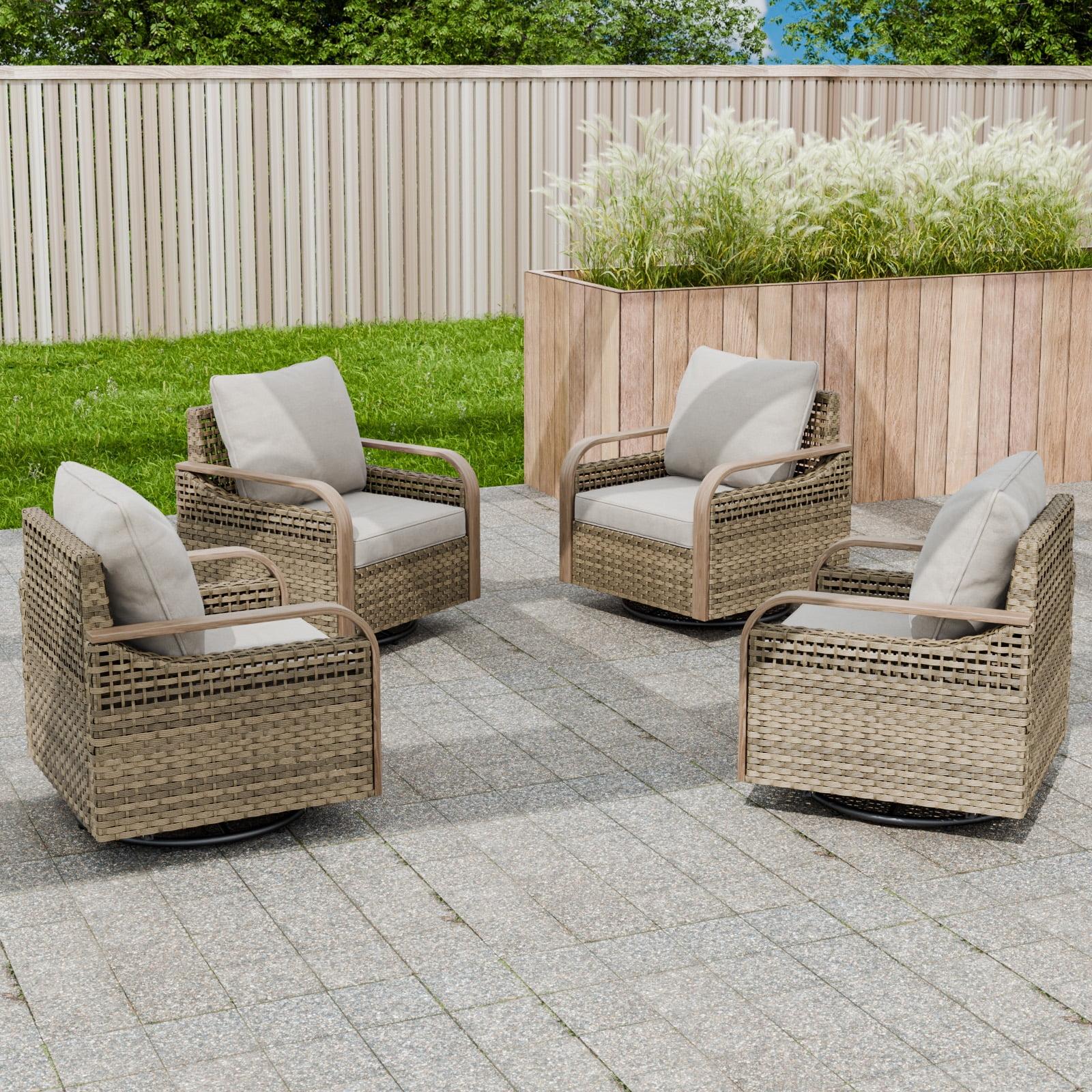 EAGLE PEAK Wicker Outdoor Rocker Chair
