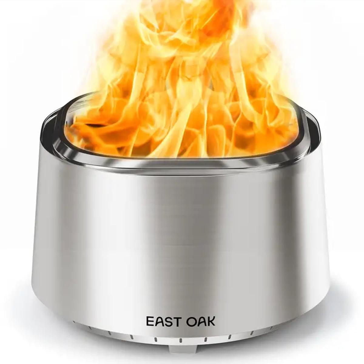 EAST OAK Smokeless Outdoor Fire Pit