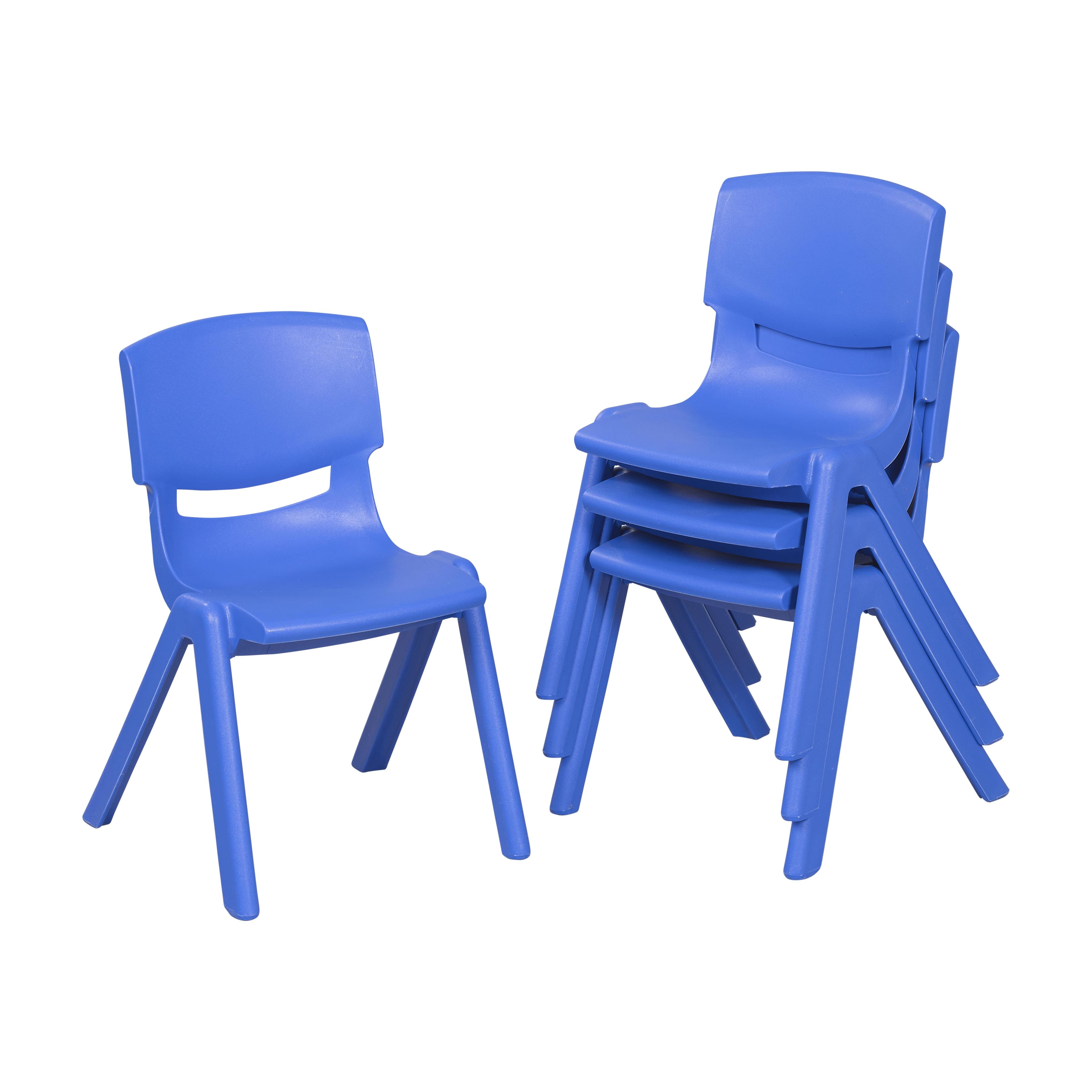 ECR4Kids Plastic School Stack Chair, Classroom Furniture