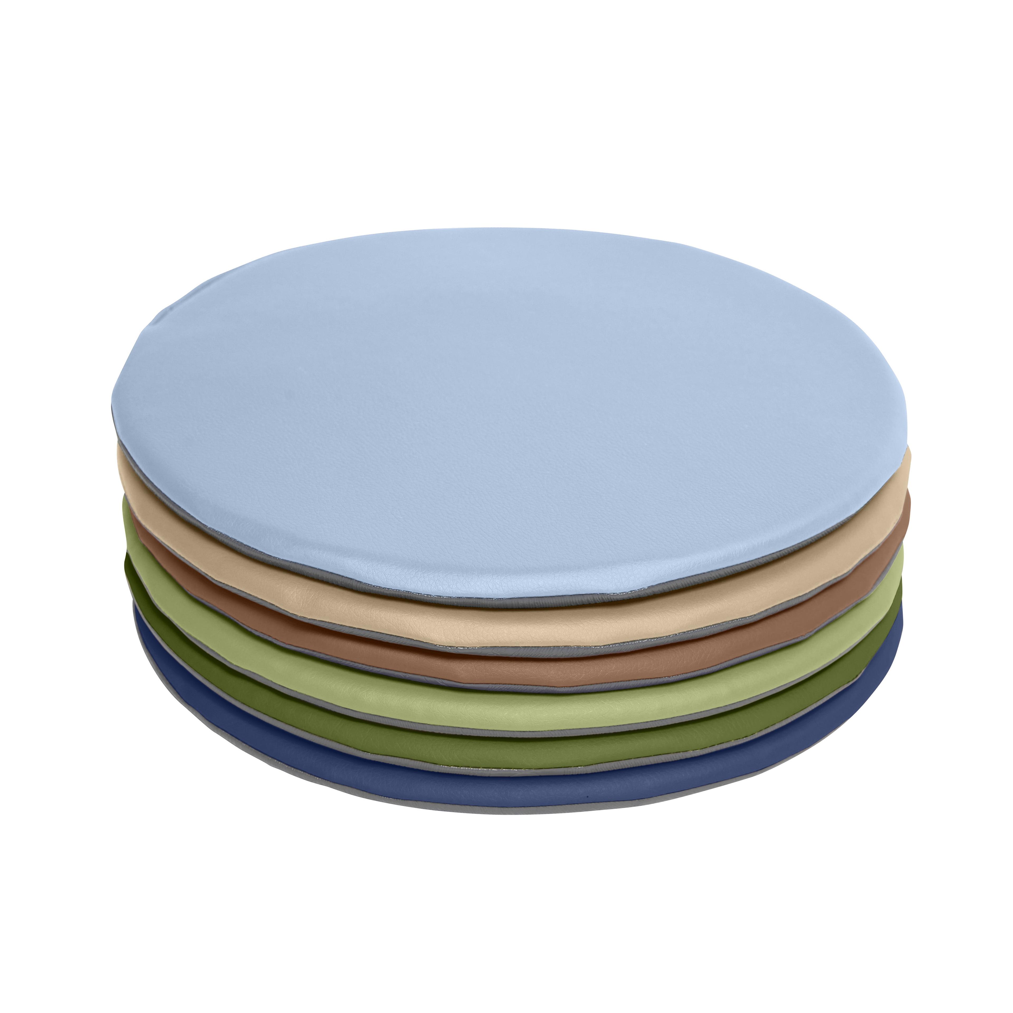 ECR4Kids ECR4Kids SoftZone Colorful Floor Pads, Round, Flexible Seating, 6-Piece