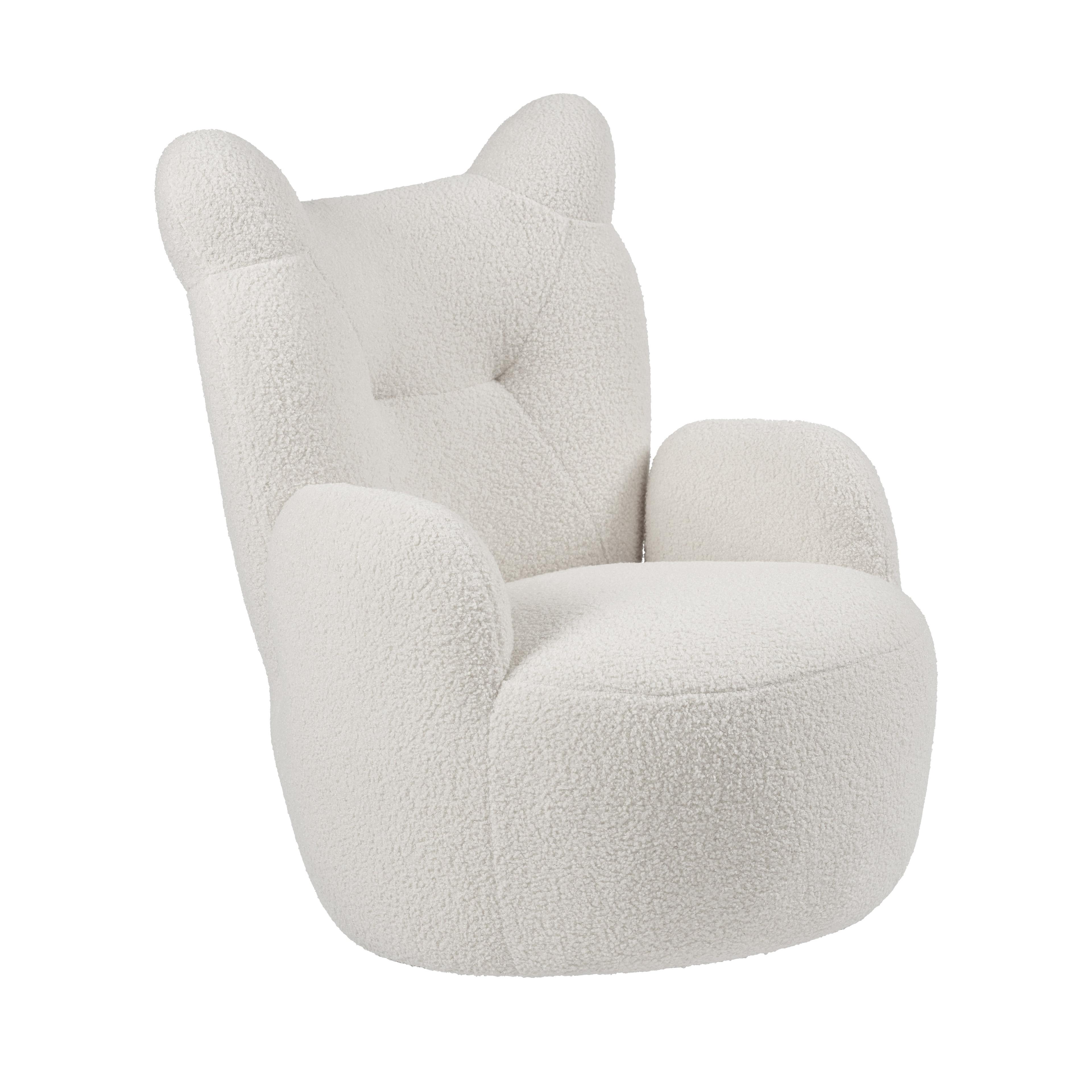 ECR4Kids Teddy Chair, White
