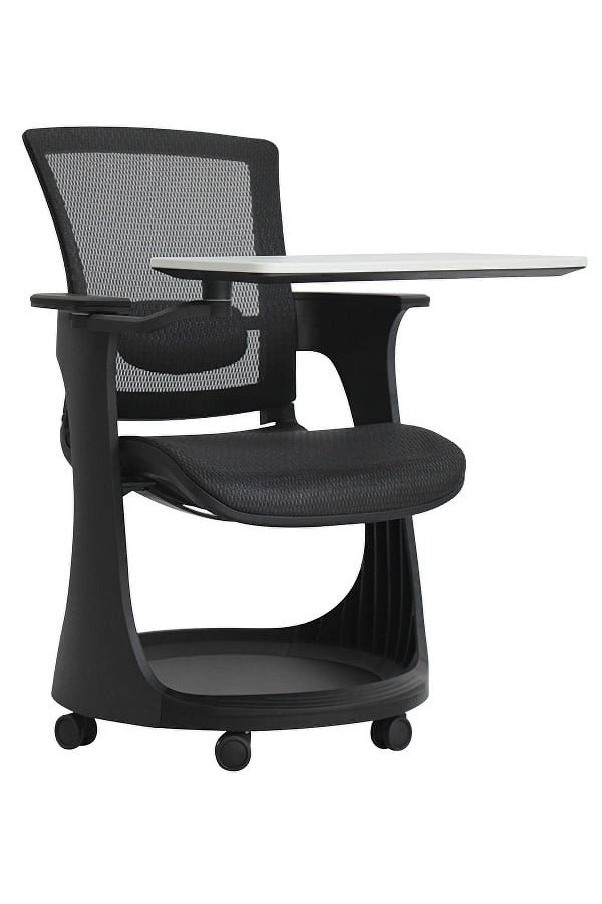 Eurotech Eduskate Black Mesh Personal Workspace Chair with Tablet Arm
