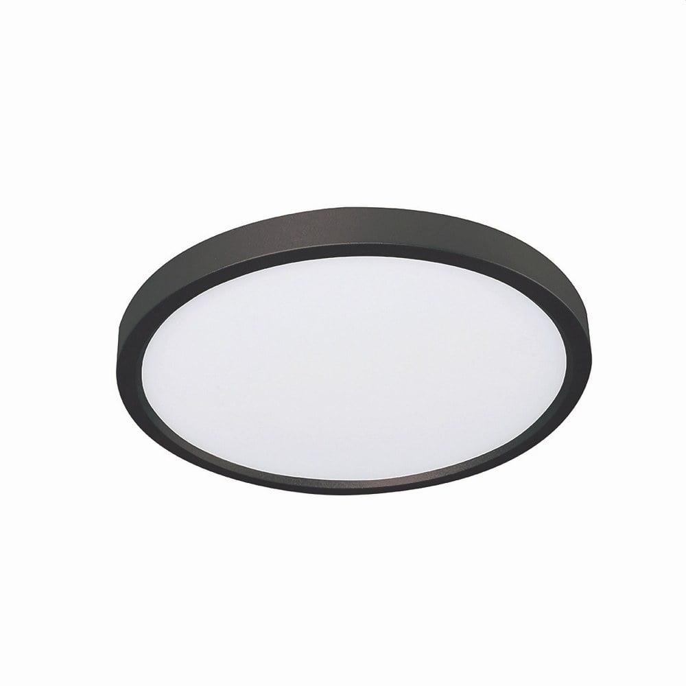AFX - Edge 16" Round LED Flush Mount - 30W-Black Finish-30 Watt