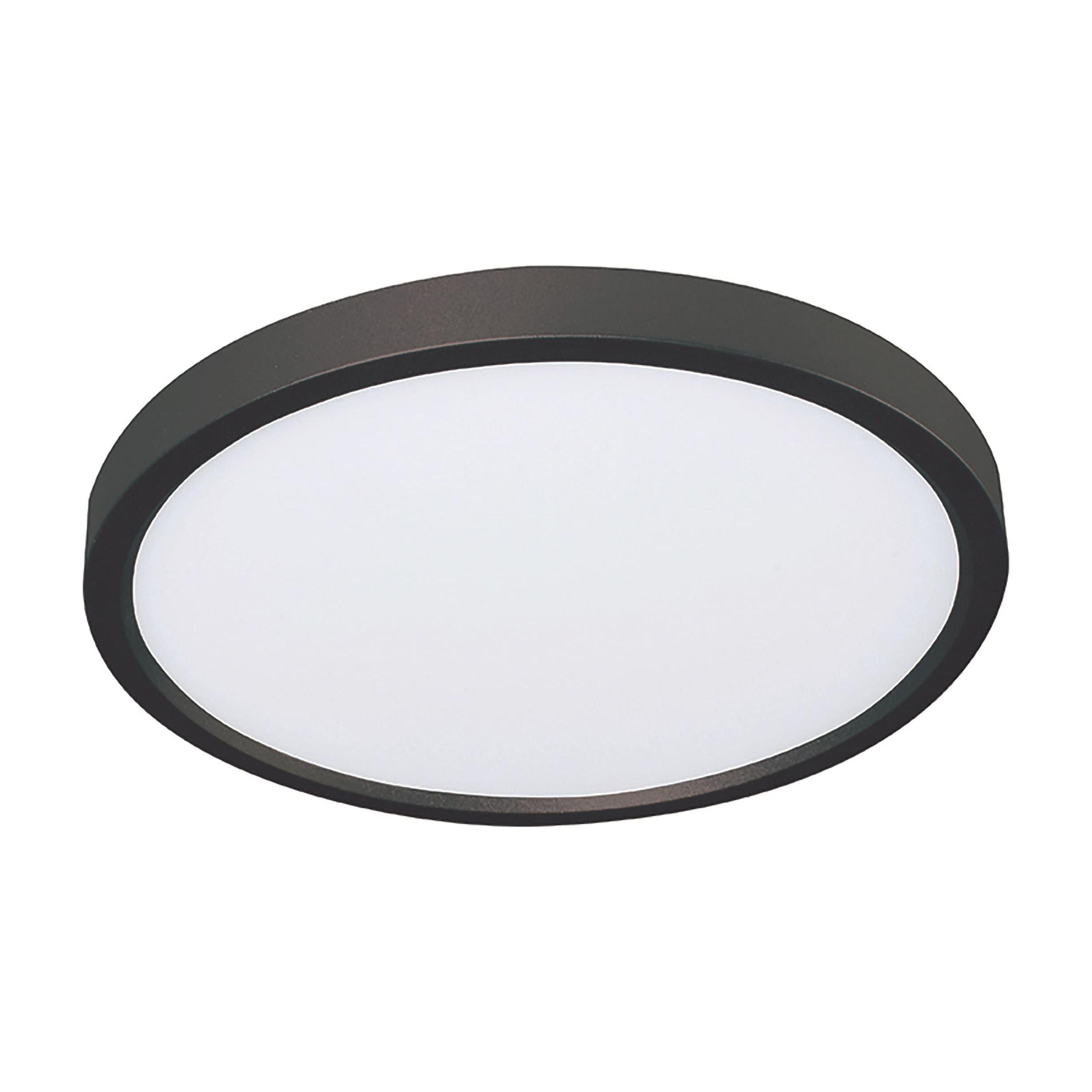 EGRF1625LAJD2BK-AFX-Edge 16" Round LED Flush Mount - 30W-Black Finish-30 Watt