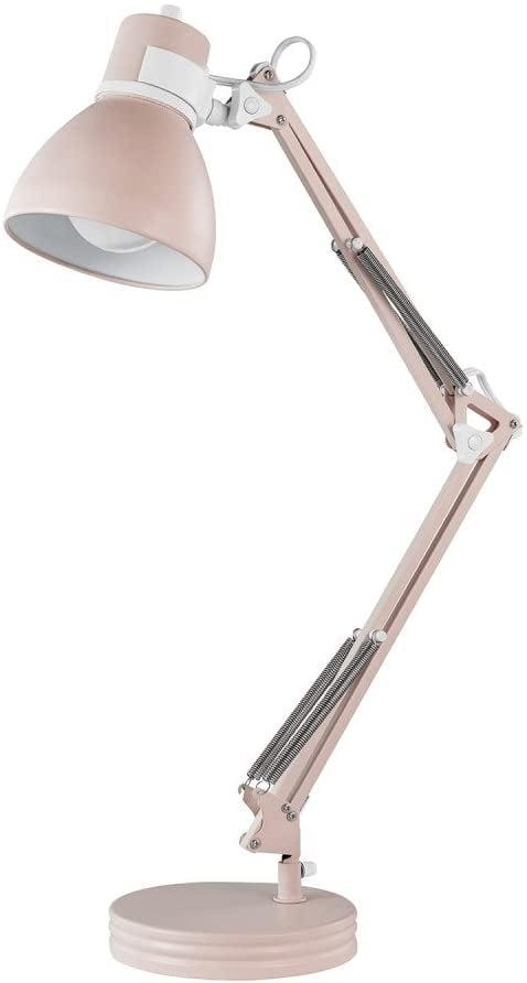 Globe Electric Architect 28" Matte Rose Swing Arm Desk Lamp