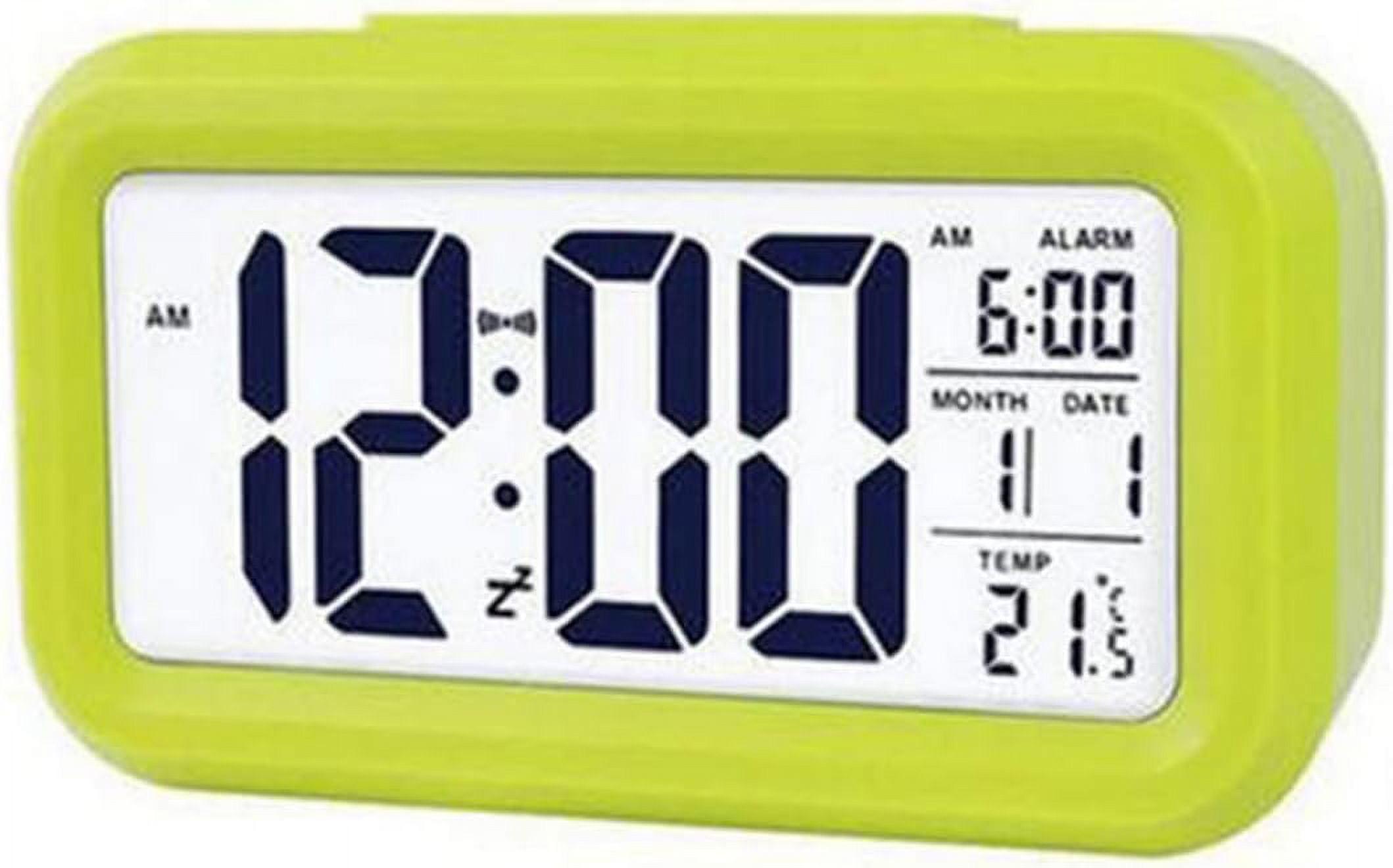 Reloj Despertador Electrónico, Reloj Inteligente Luminoso, Regalo de Reloj Despertador digital LED Creativo para Estudiantes y Niños - Verde