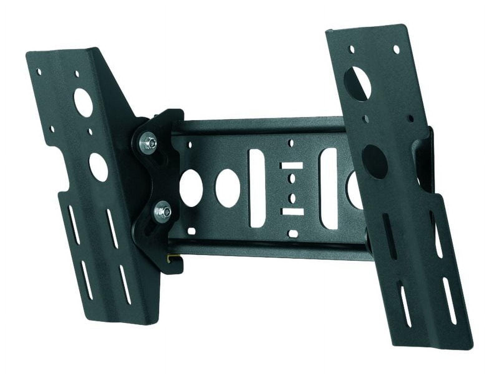 Textured Black Adjustable Tilt TV Wall Mount for 25-55 Inch TVs