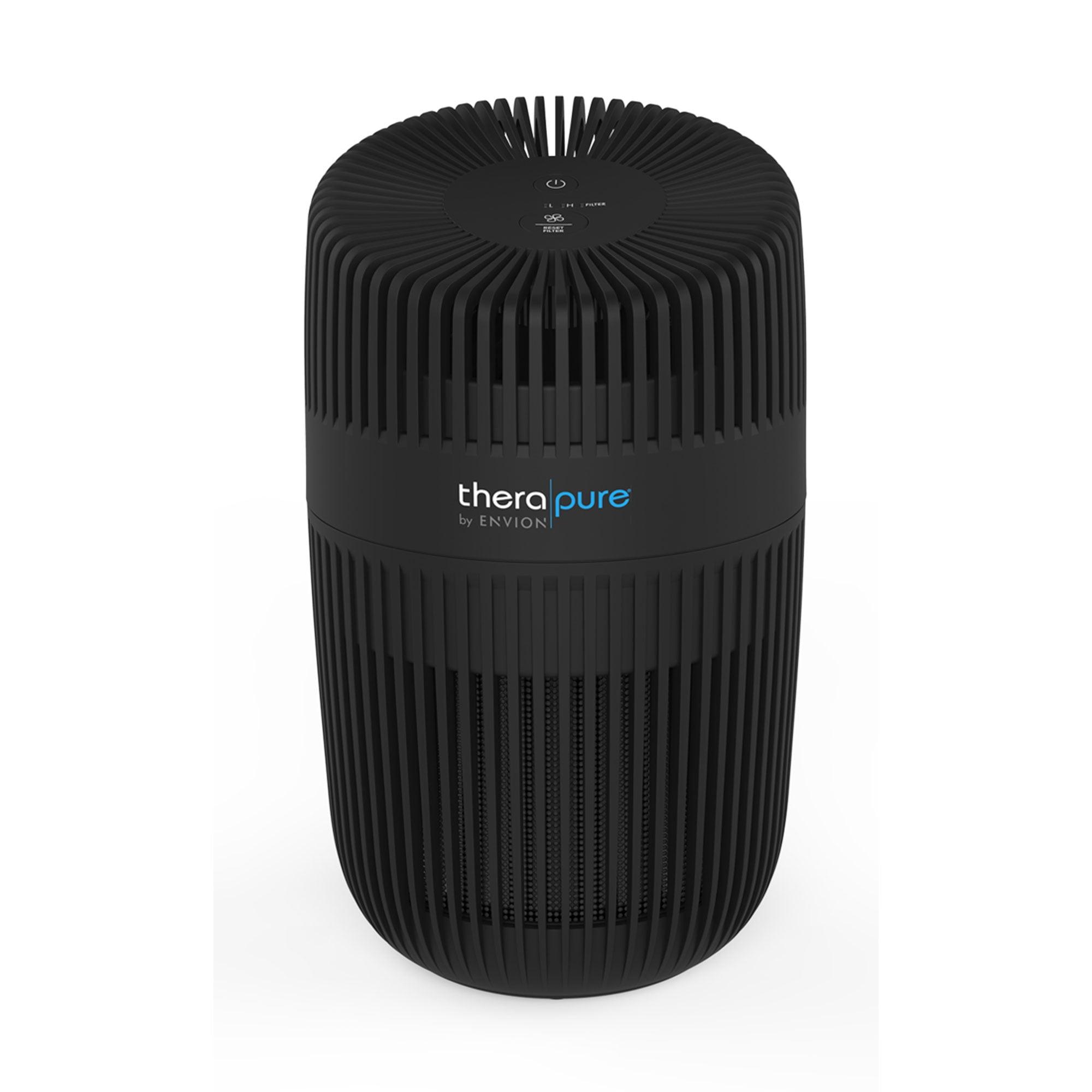 ENVION Therapure Desktop Purifier with UV Light, 2 Fan Speeds, Quiet Operation, Filter Change Indicator, and Cleanable HEPA Type Filter for Home Use