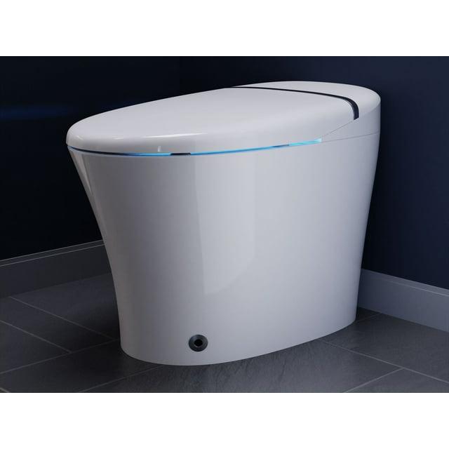 ANZZI Envo 1.28 Gallons GPF Elongated Comfort Height Floor Mounted Bidet Toilet (Seat Included)